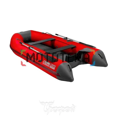 Лодка ПВХ Тонар Алтай А340 красный/серый, НДНД (модель A-S340AS)