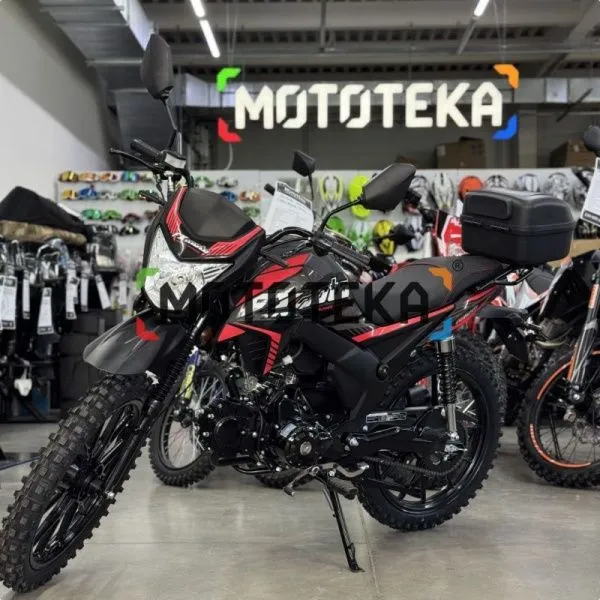 Мопед FXMOTO (ФХМото) RUNNER OFF ROAD 50 (125) чёрный матовый | Мототека