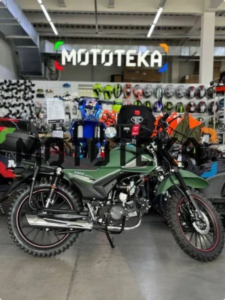 Мопед FXMOTO (ФХМото) FX - 50 (А26) OFF ROAD 50 (125) зелёный матовый | Мототека