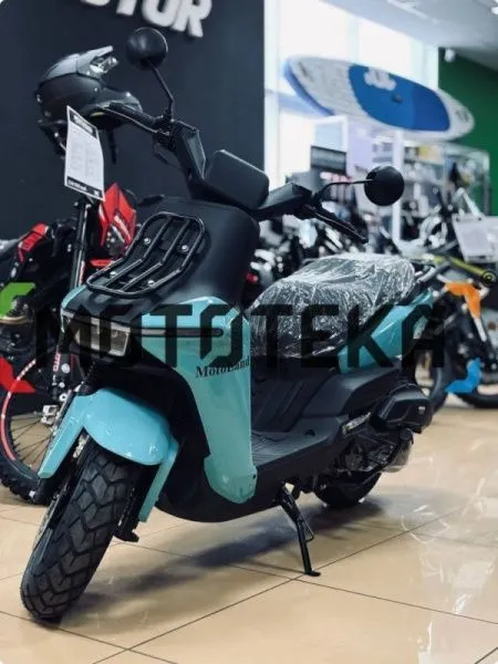 Скутер MotoLand (Мотолэнд) CRICKET 150 синий с ПТС | Мототека