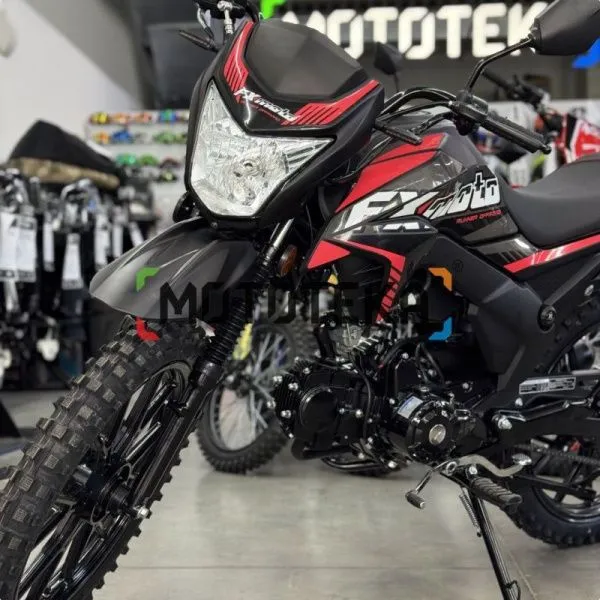 Мопед FXMOTO (ФХМото) RUNNER OFF ROAD 50 (125) чёрный матовый | Мототека