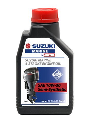 Масло моторное SUZUKI (Сузуки) MARINE Semi - Synthetic 4T, SAE 10W - 30 (5л)