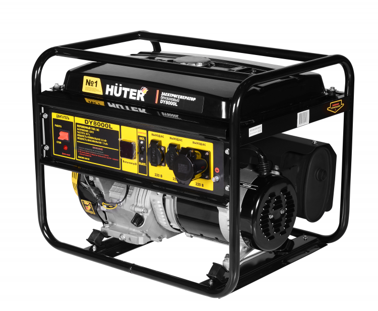 Электрогенератор бензиновый Huter (Хутер) DY8000L