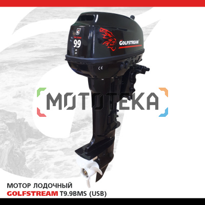 Лодочный мотор GOLFSTREAM (Гольфстрим) T9.9BMS USB