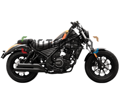 Мотоцикл дорожный GROZA (Гроза) JOY300 Sport (2025 г.) чёрный/оранжевый с ПТС