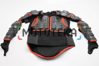 Защита тела (черепаха) ROCKOT (Рокот) Lite (XL, черный/красный)