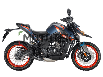Мотоцикл дорожный Zontes (Зонтес) ZT200 - U1 (4T ZT163ML EFI) 17/17 (2025 г.) синий/оранжевый с ПТС