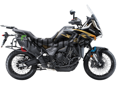 Мотоцикл дорожный ZONTES (Зонтес) ZT703-F TOUR (4T ZT370MU EFI) 21/18 (2025 г.) чёрный/золотой с ПТС