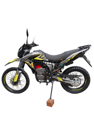 Мотоцикл кроссовый / эндуро Regulmoto (Регулмото) TE 4 valve oil чёрный/жёлтый с ПТС