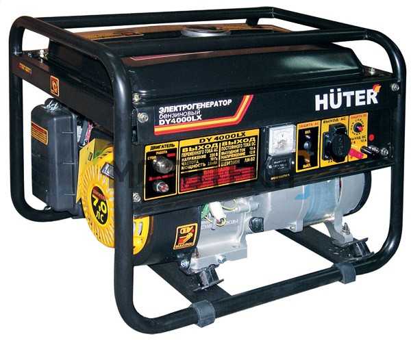 Электрогенератор бензиновый Huter (Хутер) DY4000LX с электростартером