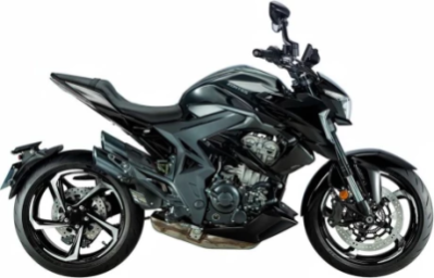 Мотоцикл дорожный Zontes (Зонтес) ZT350 - R1 (4T ZT184MP EFI) 17/17 (2023 г.) чёрный с ПТС