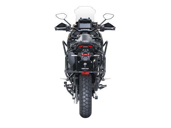 Мотоцикл дорожный ZONTES (Зонтес) ZT703-F TOUR (4T ZT370MU EFI) 21/18 (2025 г.) чёрный/золотой с ПТС | Мототека