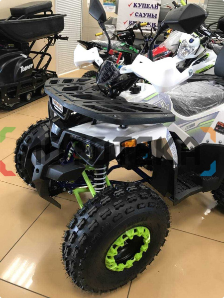 Квадроцикл детский HB - ATV 125 белый (машинокомплект) | Мототека