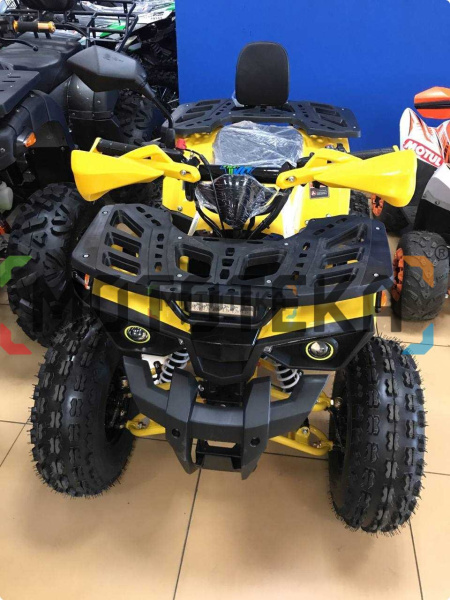 Квадроцикл детский HB - ATV 125 жёлтый (машинокомплект) | Мототека
