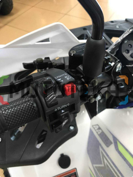 Квадроцикл детский HB - ATV 125 белый (машинокомплект) | Мототека