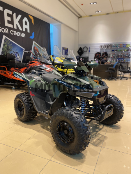 Квадроцикл детский FXMOTO (ФХМото) TANK 125 зелёный (машинокомплект) | Мототека